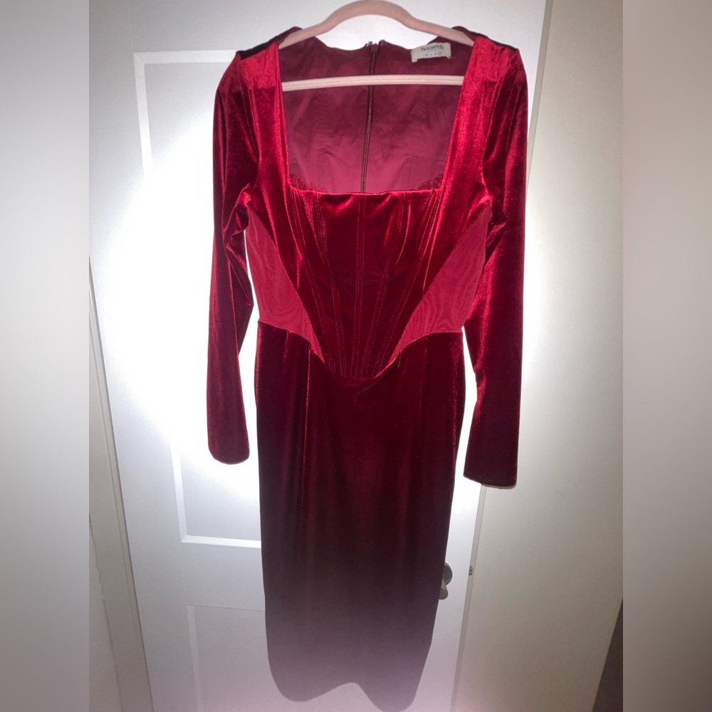 House of CB Velvet Corset Dress - Picture 4 of 10